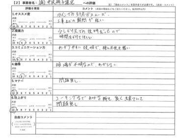 お客様の声