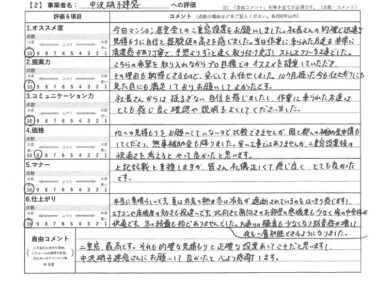 お客様の声(評価ナビテンプレート)