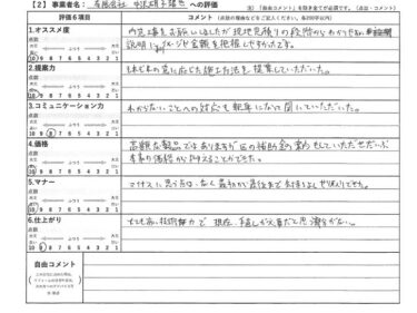 お客様の声