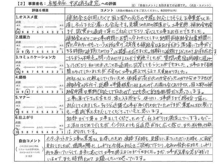お客様の声